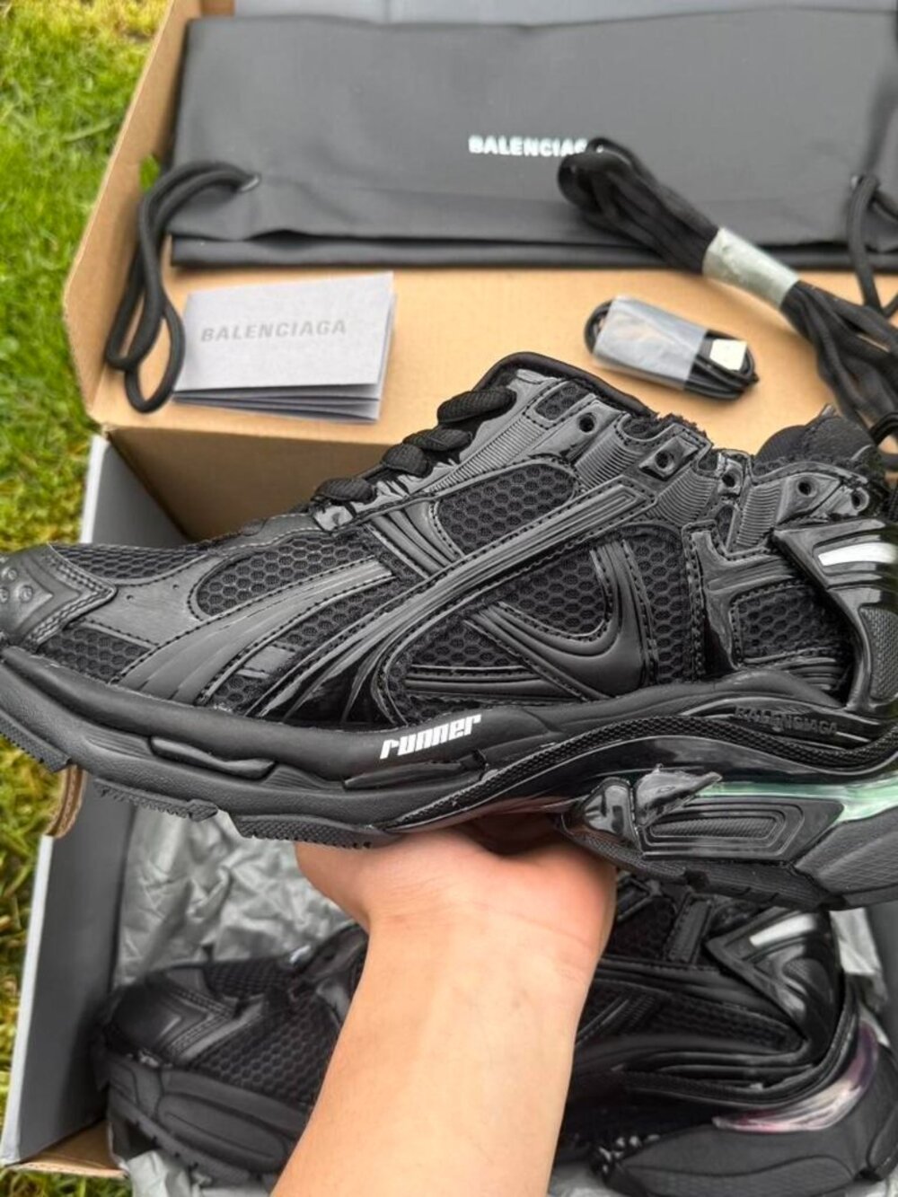 Balenciaga runners Black “LED” - Picture 1 of 3